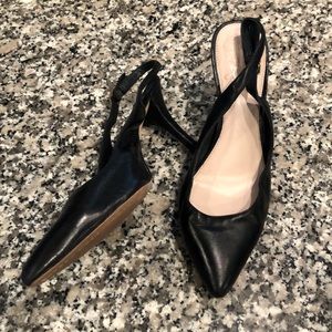 Vince Camuto black slingback 3.5” heels
